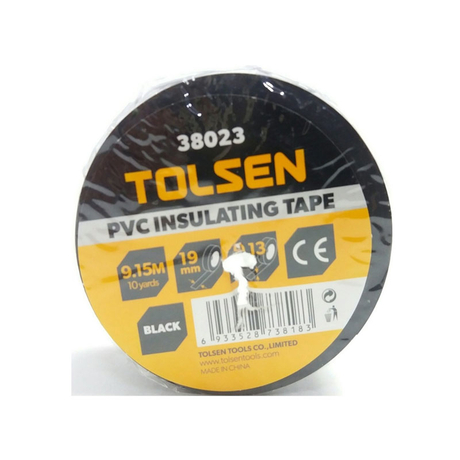 Băng keo điện màu đen 9,15m Tolsen 38023