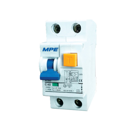 Cầu dao 2p, In 32A dòng rò 30mA MPE RCBO-30/232