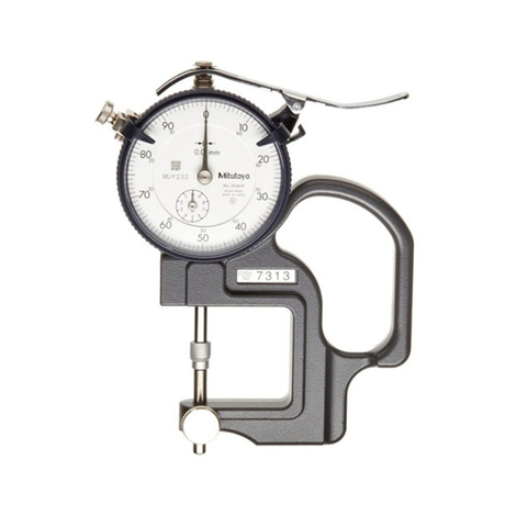 Mitutoyo 7327 thickness gauge 0-1mm/±0.005mm