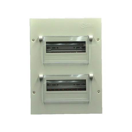 Tủ điện vỏ kim loại chứa 24 Module Sino EM24PL EM24PL
