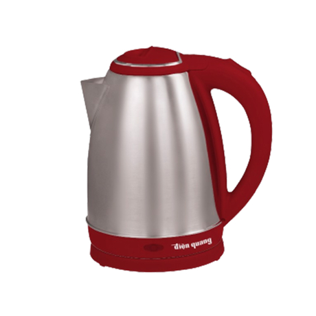 Electric kettle 1500W, 1.8L Dien Quang DQ EKT14 1518 R red
