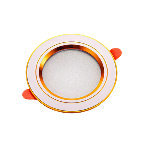 Bộ đèn Led âm trần đổi màu viền vàng 9W Điện Quang ĐQ LRD17 098CS Go90