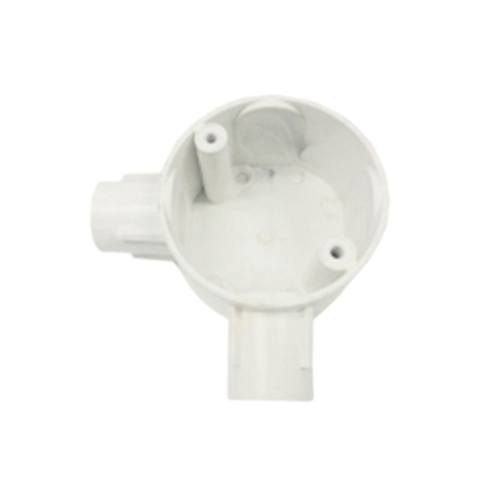 2-way round junction box, 16mm Dien Quang DQ CA 2AJB16N 10 (no cover)
