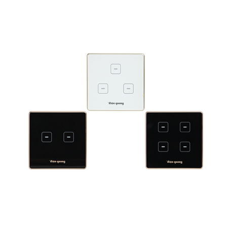 Công tắc cảm ứng Điện Quang DQSmart SW2.2 S 03 01 màu trắng