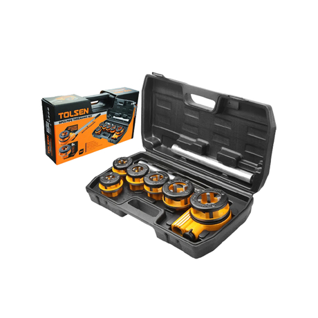 Tolsen 33011 9-piece pipe threading tool set