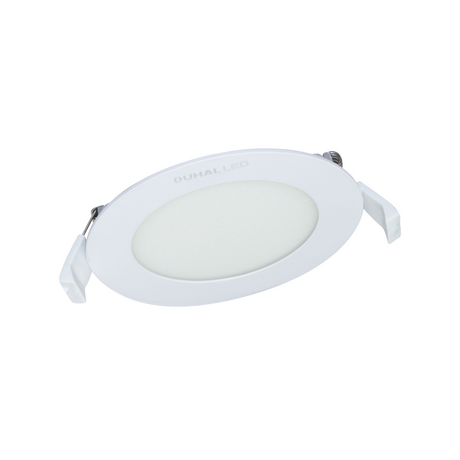 Duhal KDGT507 7W round recessed LED panel light, yellow light