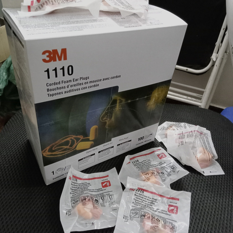 29dB noise canceling earplugs with 3M 1110 foam wire