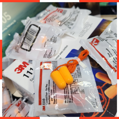 29dB noise canceling earplugs with 3M 1110 foam wire