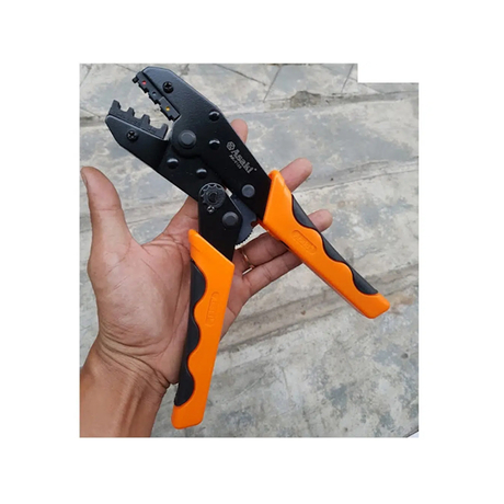 Asaki AK-9126 9inch plastic coated crimp terminal pliers
