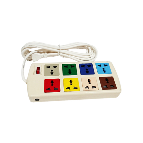 Ổ cắm nối dài LiOA 8 ổ cắm đa năng 8D33N