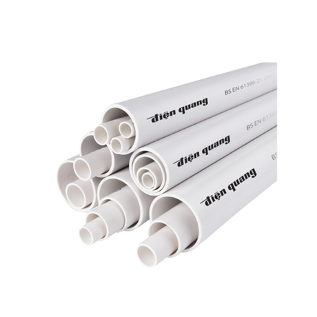 Ống luồn dây điện tròn cứng 25mm, 2.92m, 750N Điện Quang ĐQ CW D25 F750 L292
