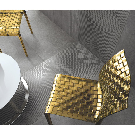Gạch Vân Cement, Mờ, CASALGRANDE, CEMENTO RASATO ANTRACITE 60*120