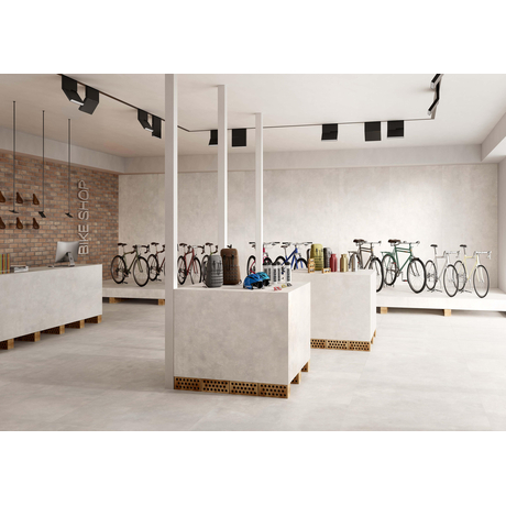 Stone Tile, Matte, CASALGRANDE, METRO WHITE R10 90*90