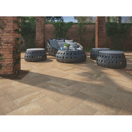 Stone Tiles, Matte, CASALGRANDE, PATIO GOLD 20*40