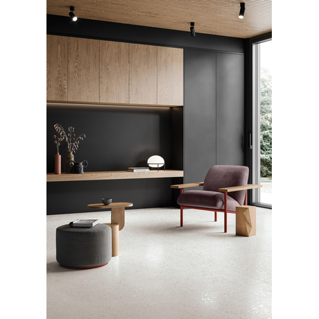 Gạch Vân Terrazzo, Mờ, CASALGRANDE, TERRAZZO WHITE 9MM 60*60