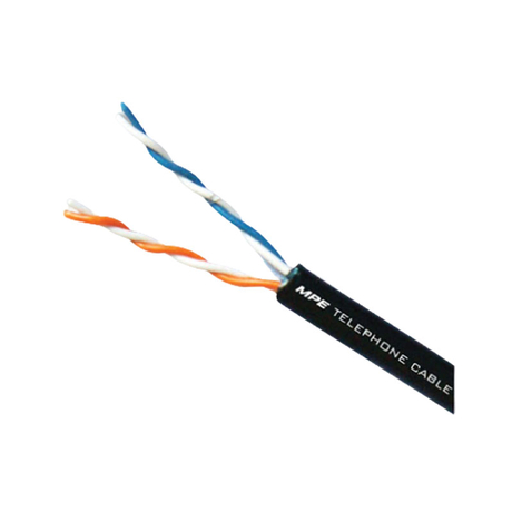 Cáp điện thoại 2 đôi (1/0.5mm x 2P) MPE TLC-2P