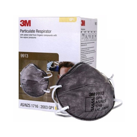 Khẩu trang lọc bụi và hơi hữu cơ 3M 9913