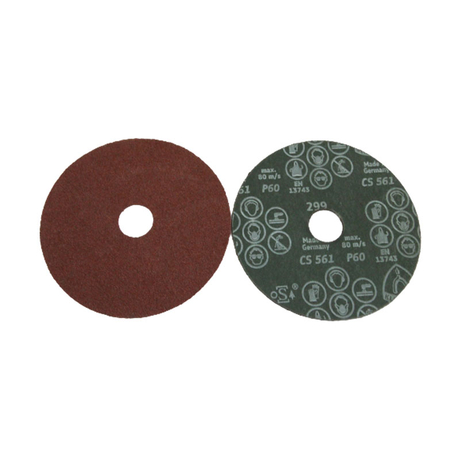 Nhám mài dĩa Fiber disc CS561/P60/125x22mm Klingspor 66376