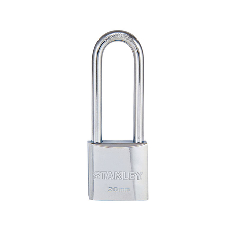 Ổ khóa Chrome trắng càng dài, rộng 30mm Stanley S742-015