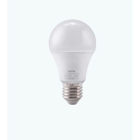 Đèn led bulb chống ẩm E27 9W MPE LBD3-9T 6000-6500K