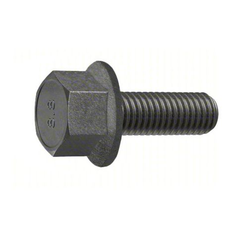 Hex Flange Bolts Flanged Metric M8x1.25x20mm Class 8.8 Steel Black Oxide Fully Threaded