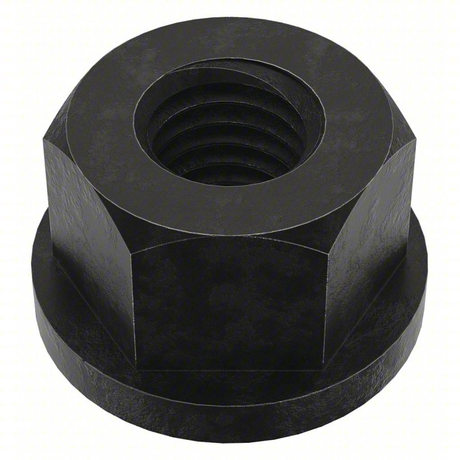 Hex Flange Nuts Flanged Metric M12x1.25xmm Class 10 Steel Black Oxide