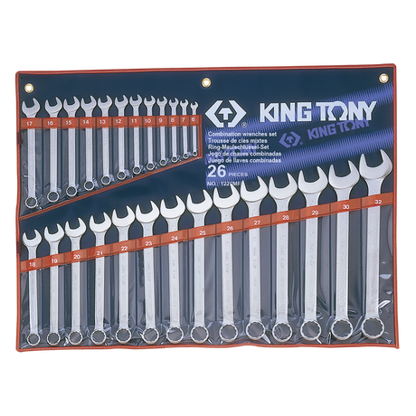 Bộ vòng miệng 26 cái hệ mét 6 - 32mm Kingtony 1226MR