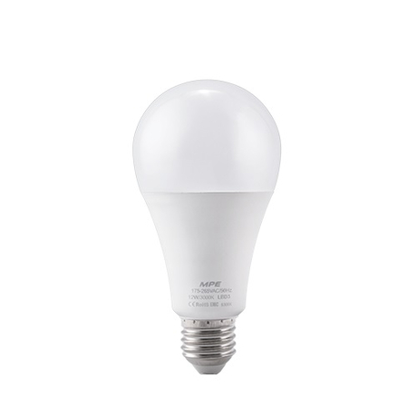 Đèn led buld E27 2800-3200K 12W LBD3-12V MPE