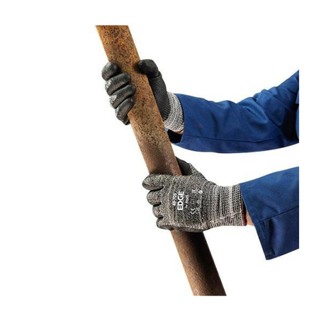 Găng tay chống cắt cấp độ 5 màu trắng đen Ansell Edge 48-705