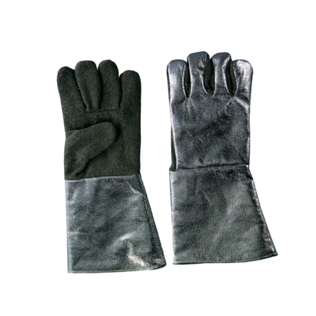 PROGUARD ALU/370/5F-PANOX anti-cut, heat-resistant aluminum gloves combined with fiber wool