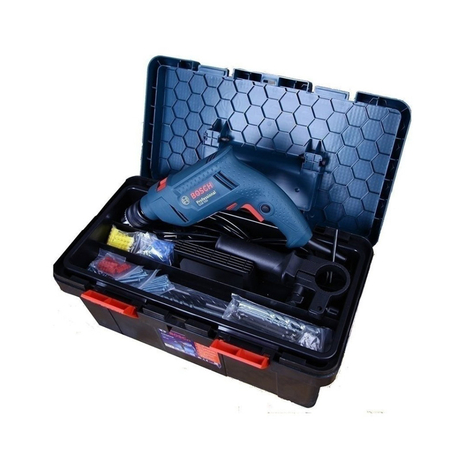 Bộ máy khoan động lực 550W kèm phụ kiện BOSCH 06011A15K1