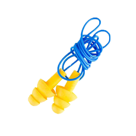 3M 4004 blue wire noise canceling earplugs