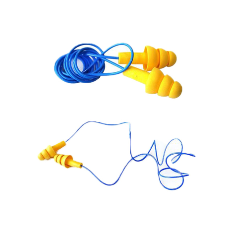 3M 4004 blue wire noise canceling earplugs