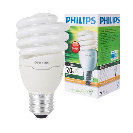 Philips Tornado 20W E27 Compact LED Bulb White Light