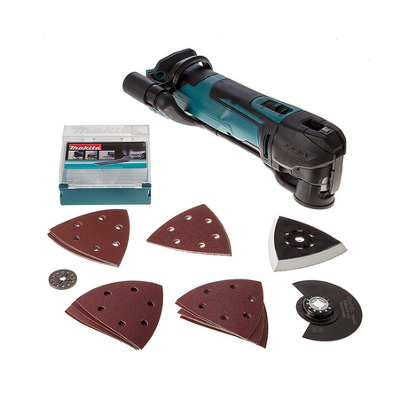 Bộ máy cắt đa năng pin 18V/3.0Ah Makita DTM51RFE10