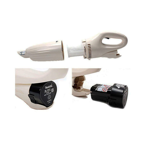 Makita CL100DZ 10.8V battery 0.6 liter vacuum cleaner without battery and charger