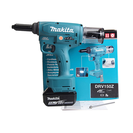 Rive riveter Makita DRV150Z without battery and charger