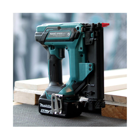 Makita DFN350Z 18V 35mm cordless nail gun without battery and charger