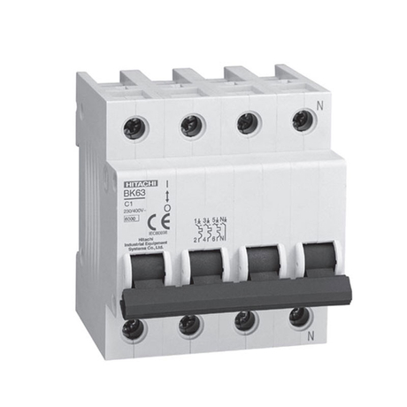 Hitachi BK63 4P 25A circuit breaker