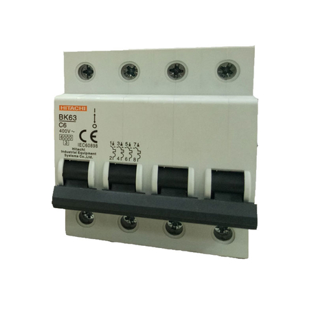 Hitachi BK63 4P 25A circuit breaker