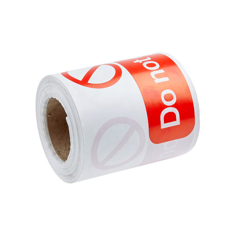 Warning tape 100mx150mm RS PRO 866068 white red