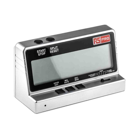 Đồng hồ để bàn kết hợp hẹn, bấm giờ RS PRO 4409805