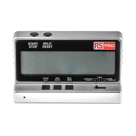 Đồng hồ để bàn kết hợp hẹn, bấm giờ RS PRO 4409805