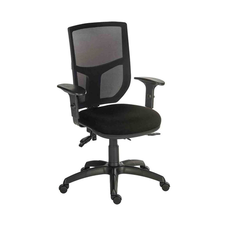 RS PRO 1970401 fabric folding swivel chair, load capacity 150kg