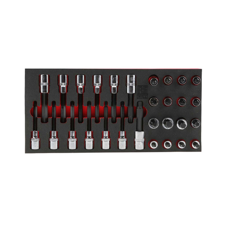 RS PRO 8335957 1/2 inch socket set (29 pieces)