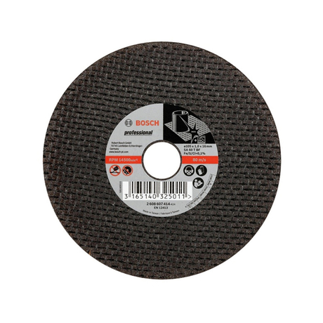 Stainless steel cutting stone 105x1.0x16mm BOSCH 2608603413