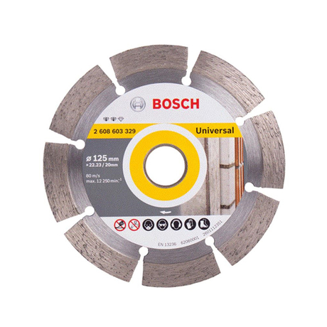 Đĩa cắt kim cương đa năng 125x22.2mm BOSCH 2608603329
