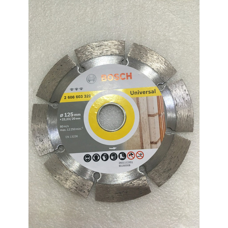Đĩa cắt kim cương đa năng 125x22.2mm BOSCH 2608603329
