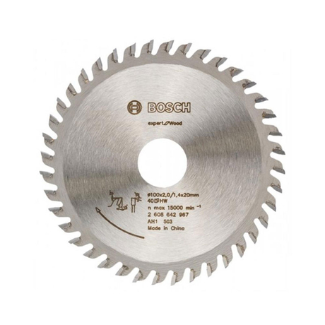 Wood saw blade 40 teeth 100mm BOSCH 2608642967
