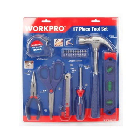 Bộ dụng cụ 17 chi tiết WORKPRO W009034